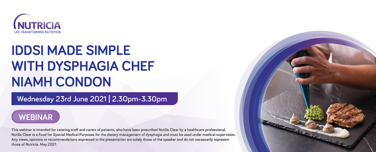 IDDSI Made Simple with Dysphagia Chef Niamh Condon 