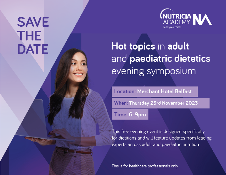 Hot topics in adult and paediatric dietetics evening symposium poster