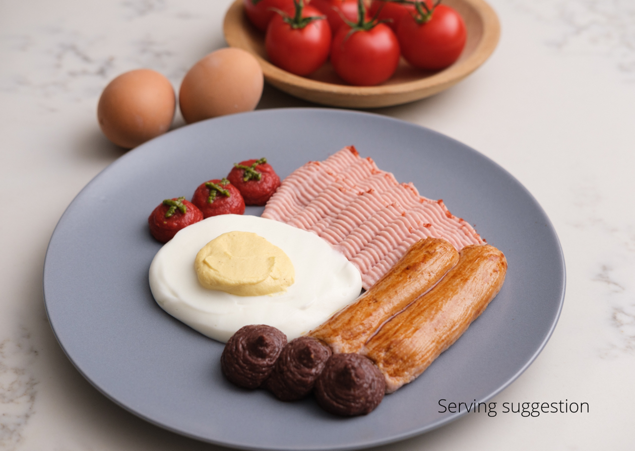 Nutilis Clear iddsi level 4 serving suggestion full-irish-breakfast