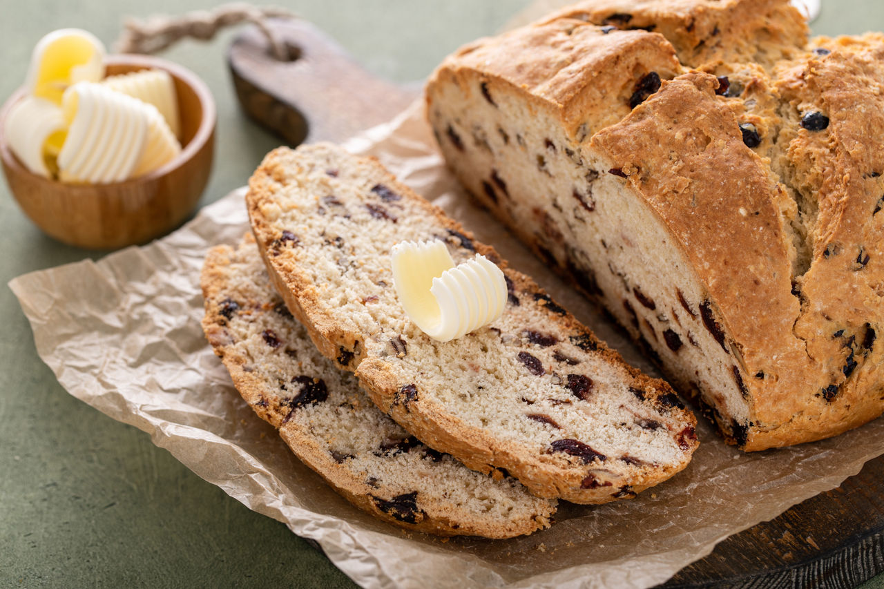Fruit and Chocolate Soda Bread